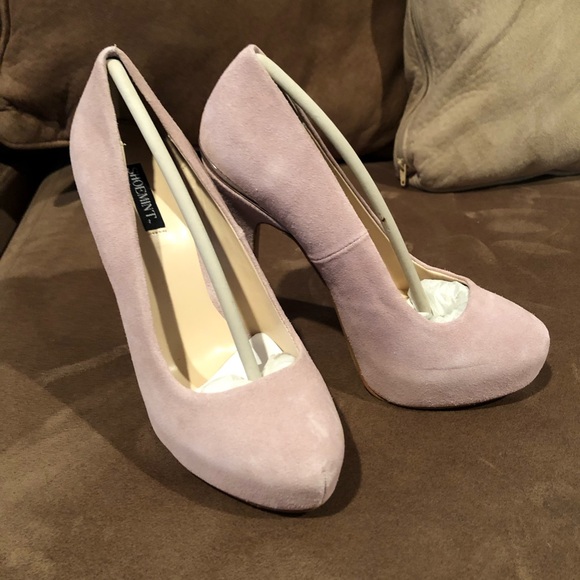 Shoemint Suede Pump (soft pink) - Picture 2 of 3